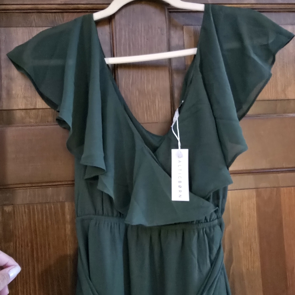 Baltic Born Forest Green Gown Sz Small